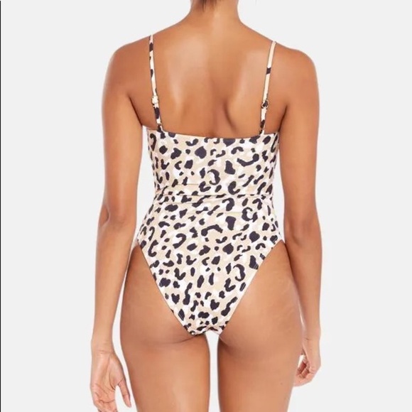 Vitamin A Leopard Print One Piece Swimsuit - Picture 4 of 9